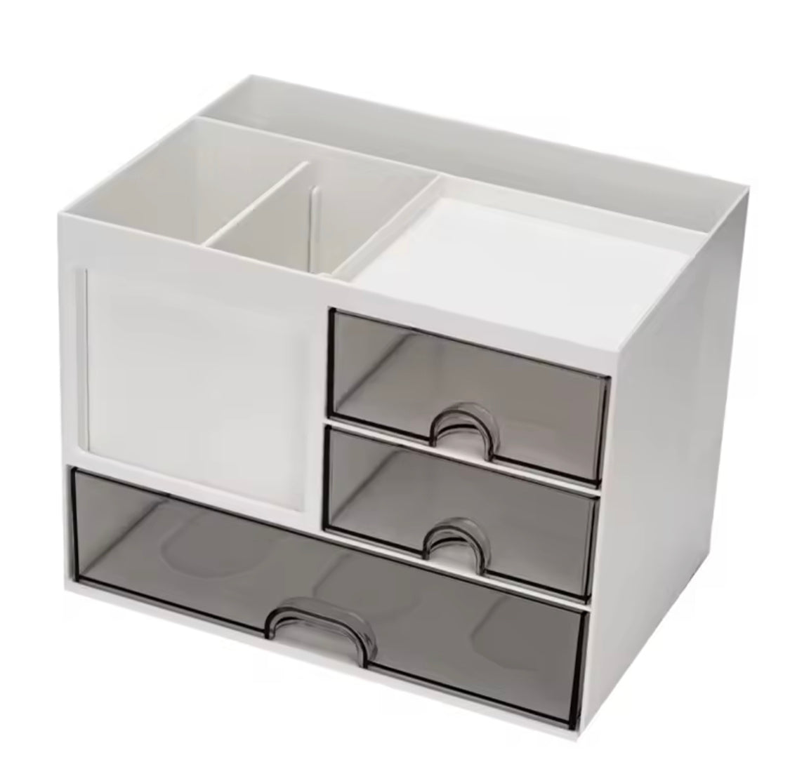 3 Drawer Desk Organizer, Multifunctional Pencil Pen Holder, Multi Layer Makeup Drawer Organizer, 3 Drawer Office Desktop Organizer 3 Drawer Desk Organizer, Multifunctional Pencil Pen Holder, Multi Layer Makeup Drawer Organizer, 3 Drawer Office Desktop Organizer
